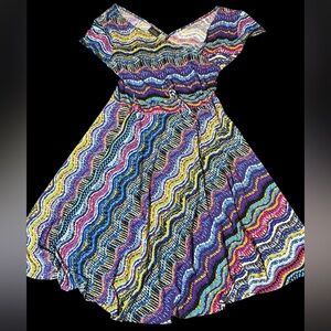 Nomadic Traders Multicolor Abstract Dress. Size Small